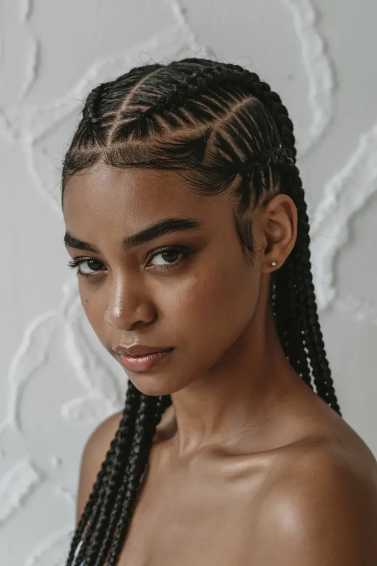Ideas fáciles de peinados con 4 trenzas para todo tipo de cabello