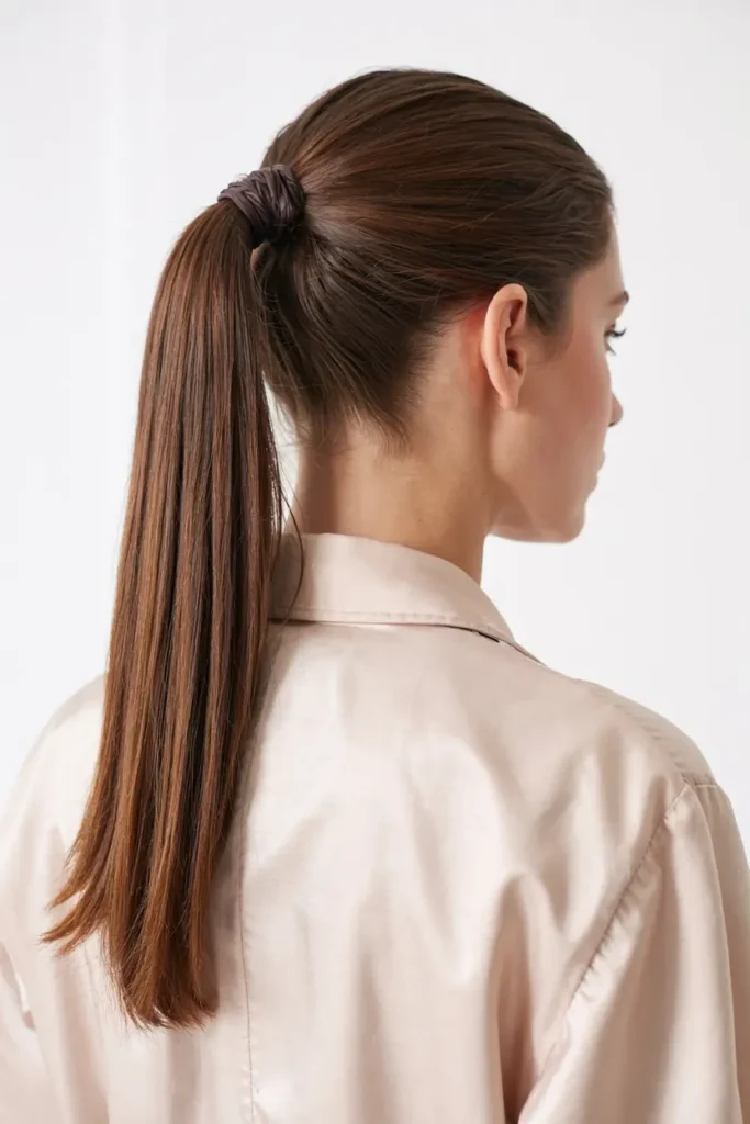 1. Sleek High Ponytail 2